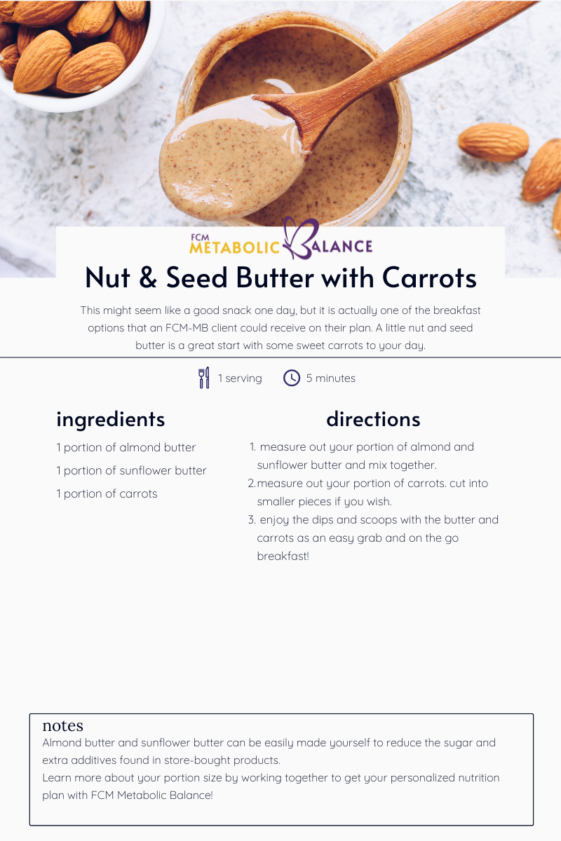 Nut & Seeds Butter with Carrots Recipe