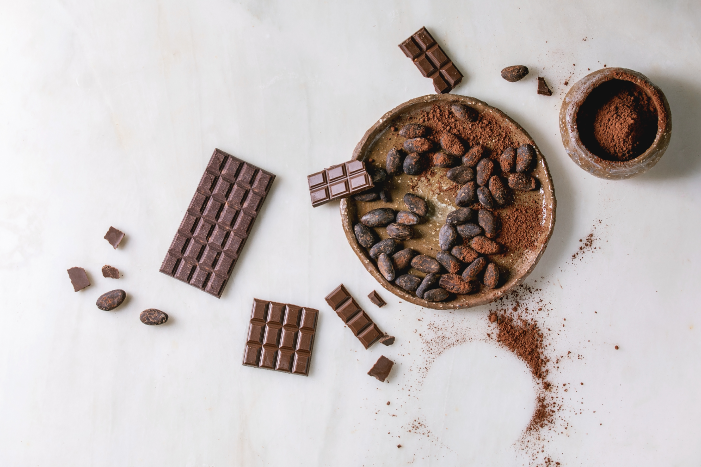 dark chocolate & coco beans